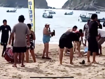 Una mujer murió por el ataque de un tiburón en una playa de Jalisco
