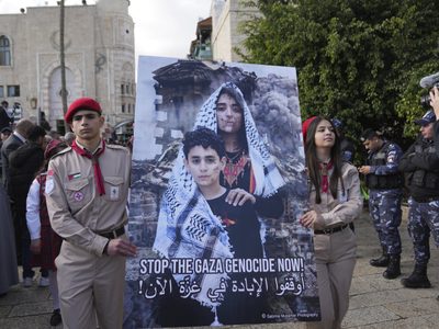 Belén sin adornos navideños y Gaza congelada entre ruinas: una Navidad marcada por la guerra