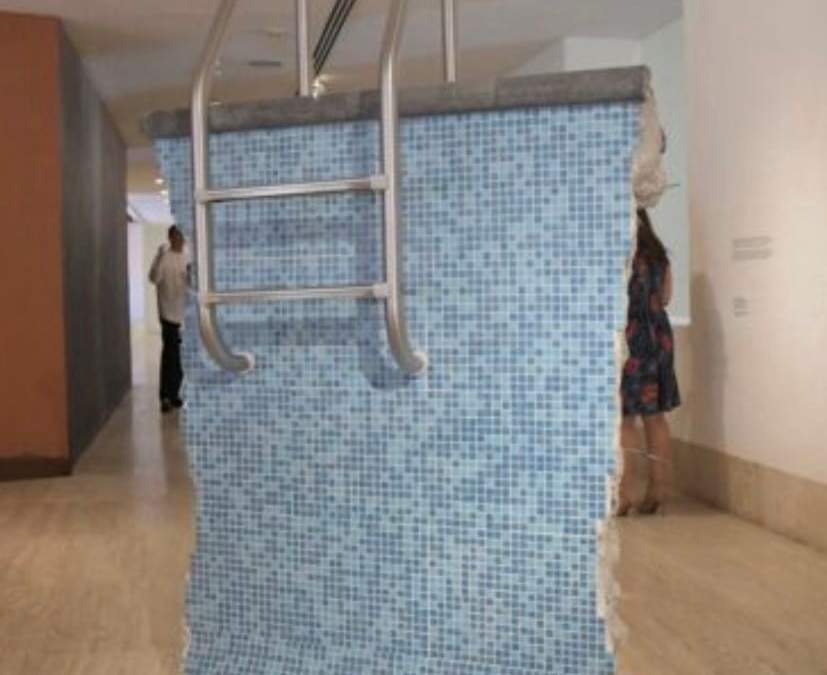 Obra de Sofía Táboas, en su exposición “Gama térmica”