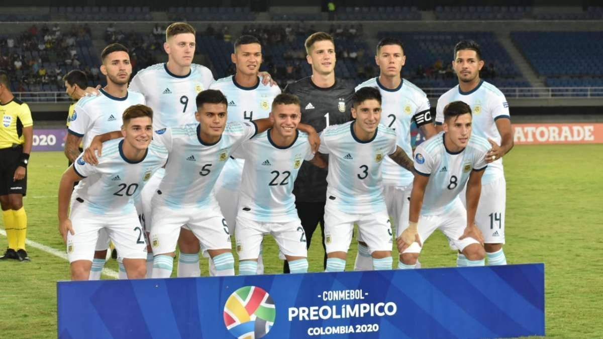 Argentina Sub 23. Fuente: (Twitter).
