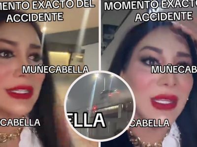 Influencer Devanhi Muñeca Bella graba EN VIVO momento en el que carro cae de puente en Saltillo