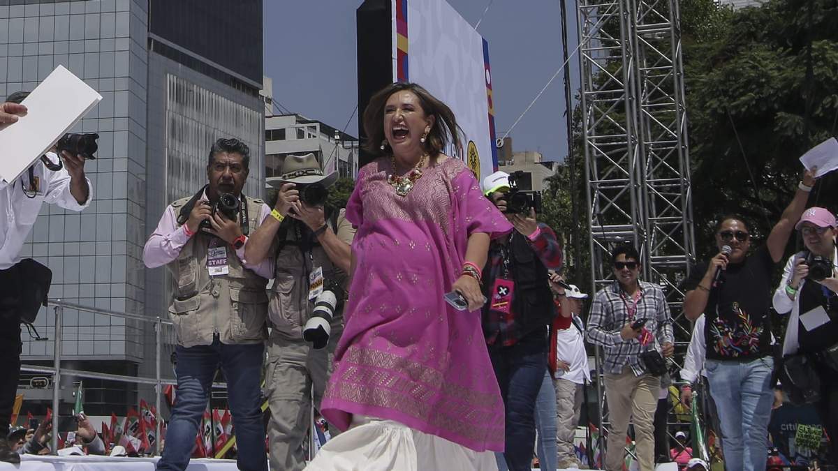 Xóchitl Gálvez, el domingo 3 de septiembre al recibir su constancia como coordinadora del Frente