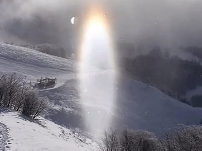 Impacta a usuarios de redes una imagen de luz en la Patagonia