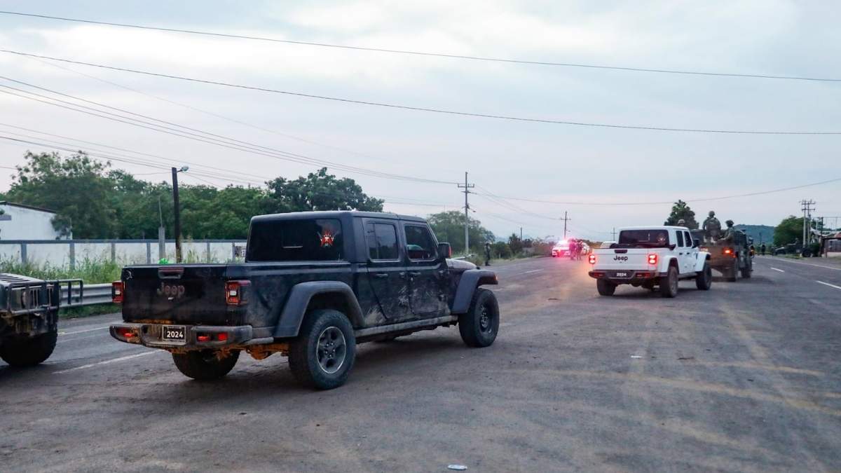 Movilización policiaca en Sinaloa