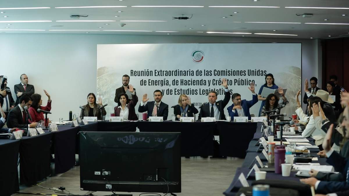 La reunión de las comisiones del Senado