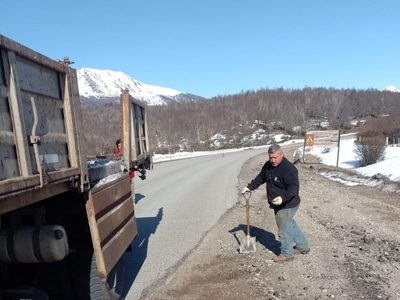 Vialidad Nacional realiza trabajos de bacheo y reparación de rutas nacionales