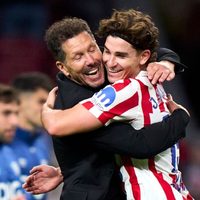 No le gustó nada: el Cholo Simeone se cruzó con un periodista por una crítica contra Julián Álvarez