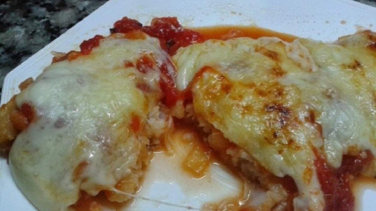 Pizza de pescado. Fuente: (X)