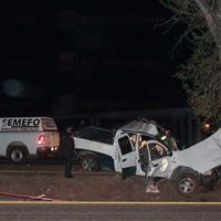 Mueren tres policías al accidentarse en la carretera Morelia-Pátzcuaro