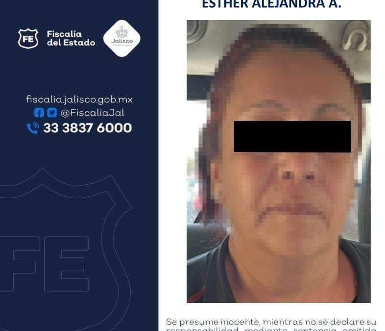 Esther Alejandra A, detenida por robo de recién nacido en 2005