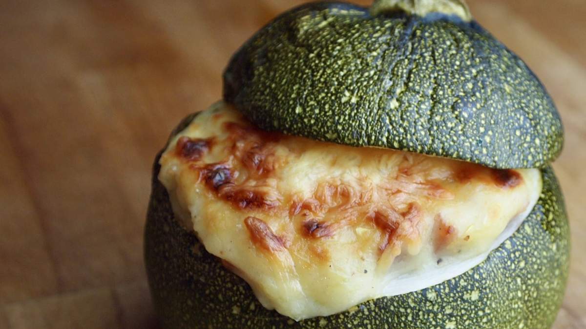Zapallitos rellenos. Fuente: (Instagram)
