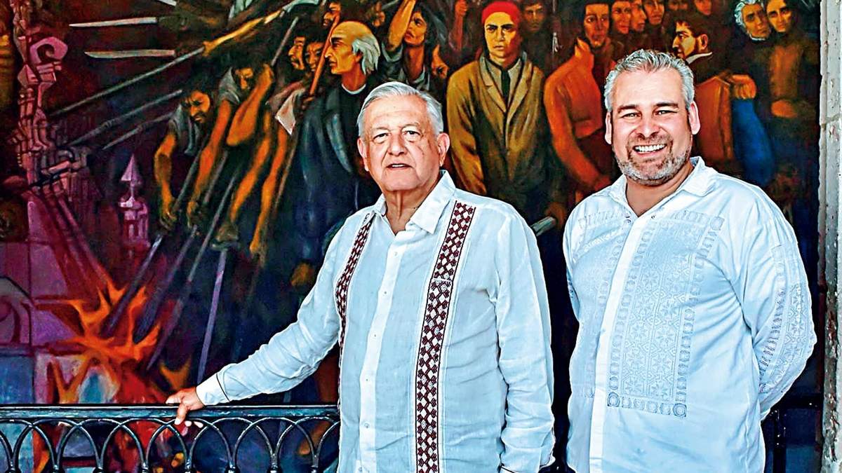 López Obrador y Ramírez Bedolla