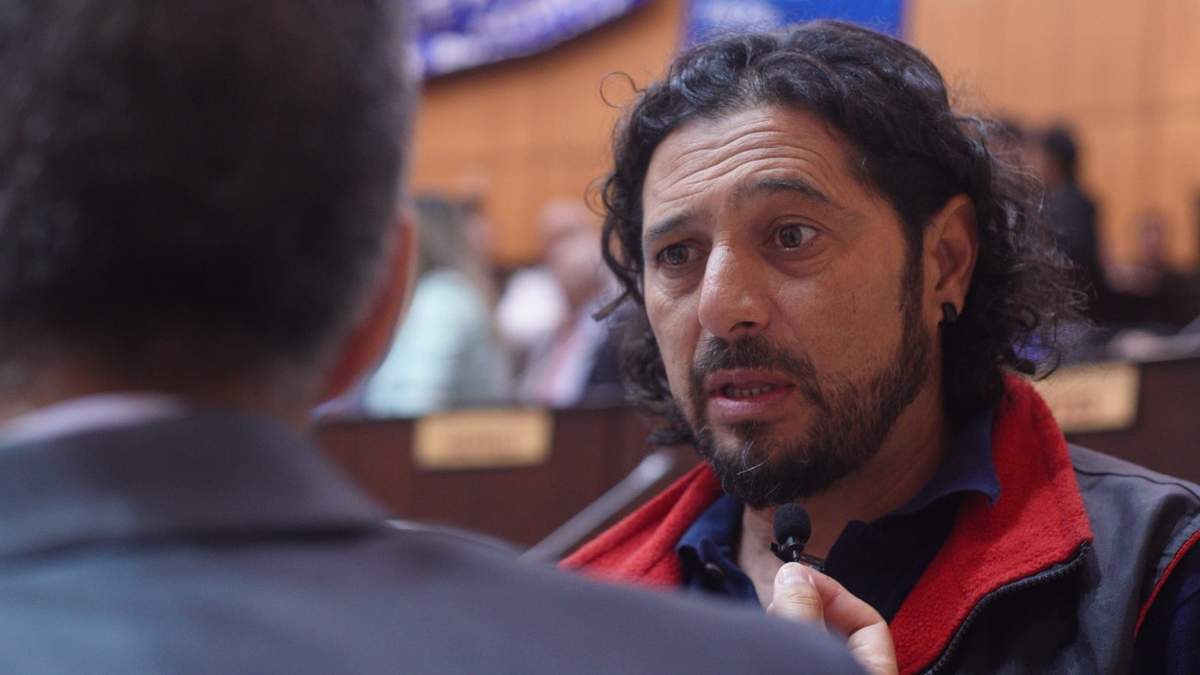 Andrés Blanco, diputado provincial por el FIT. Fuente: (Prensa FIT)