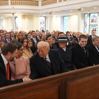 Trump inicia con una misa la jornada que le llevará de vuelta a la Casa Blanca