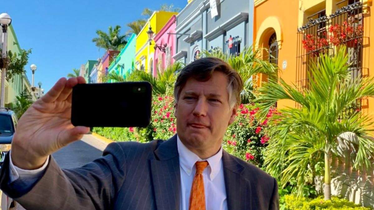 El embajador de Estados Unidos en México, Christopher Landau