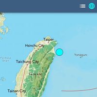 Terremoto de magnitud 7.0 sacude el noreste de Taiwán