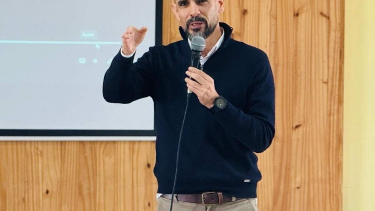 El candidato a diputado nacional de La Neuquinidad, Joaquín Perren. Fuente: (Prensa La Neuquinidad)