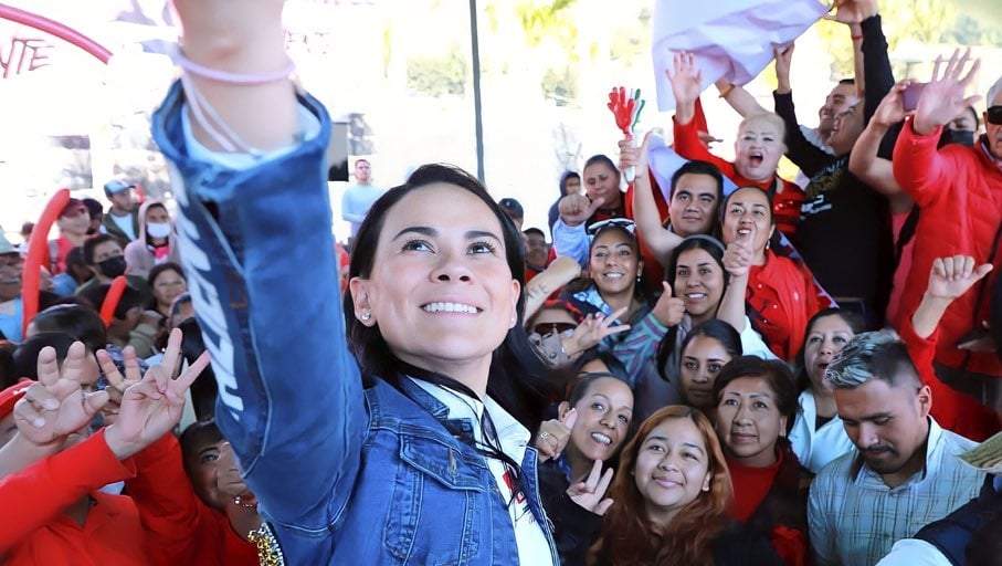 Alejandra del Moral, precandidata de la alianza “Va por el Estado de México”