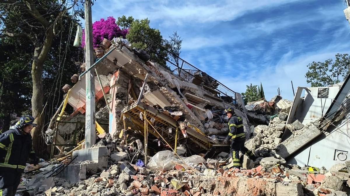 La vivienda dañada