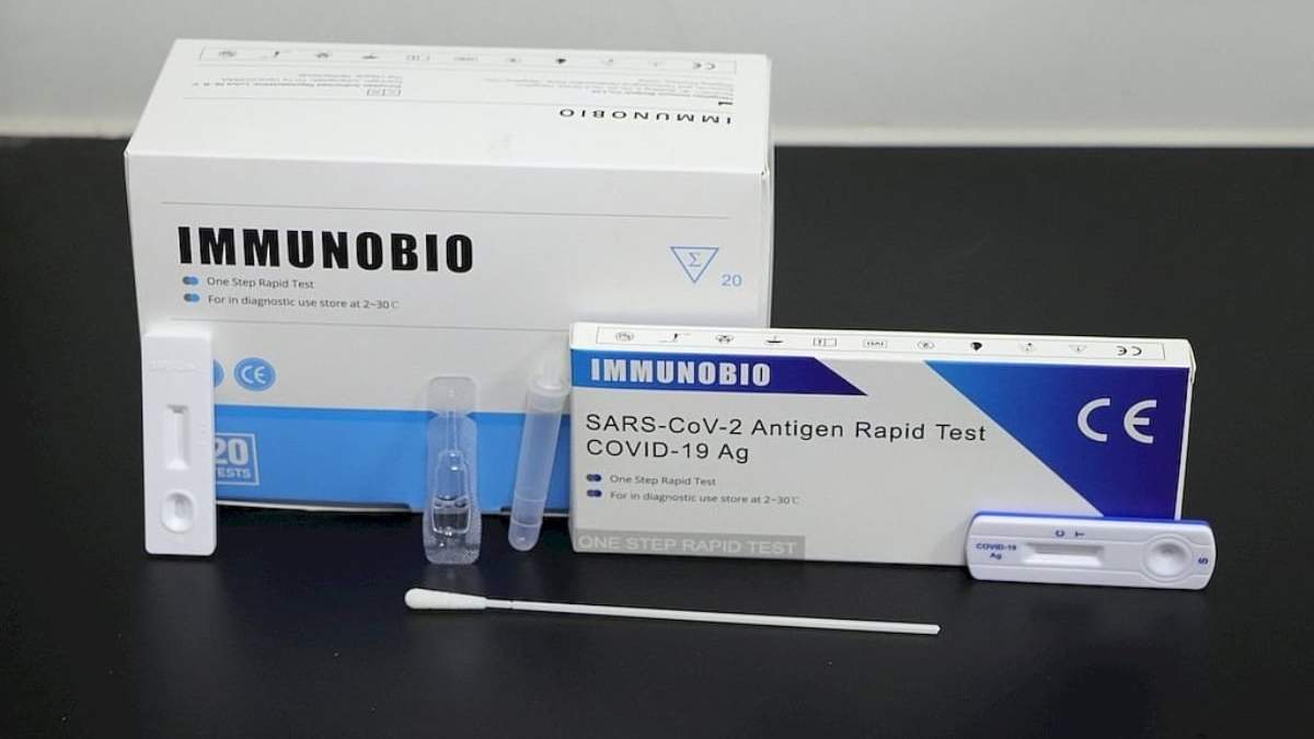 El autotest Immunobio. Fuente: (Twitter)
