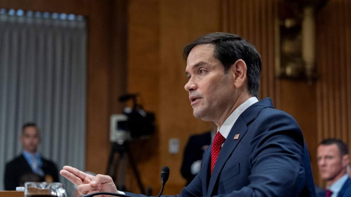 Marco Rubio ante la Comisión de Relaciones Exteriores del Senado durante su audiencia de confirmación