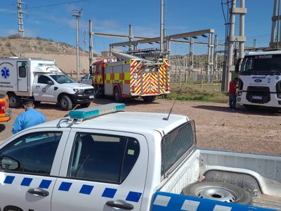 Un incendio en la Estación Transformadora Centenario dejó a diferentes ciudades sin luz