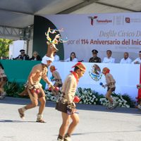 Encabeza Américo Villarreal desfile por el 114 Aniversario del Inicio de la Revolución Mexicana