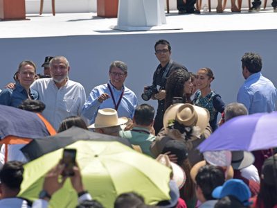 Así se disculparon Adán Augusto, Velasco, Alcalde y Monreal por dar la espalda a Sheinbaum