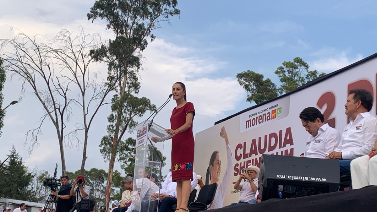 Claudia Sheinbuam Pardo, candidata presidencial de Morena-PT-PVEM