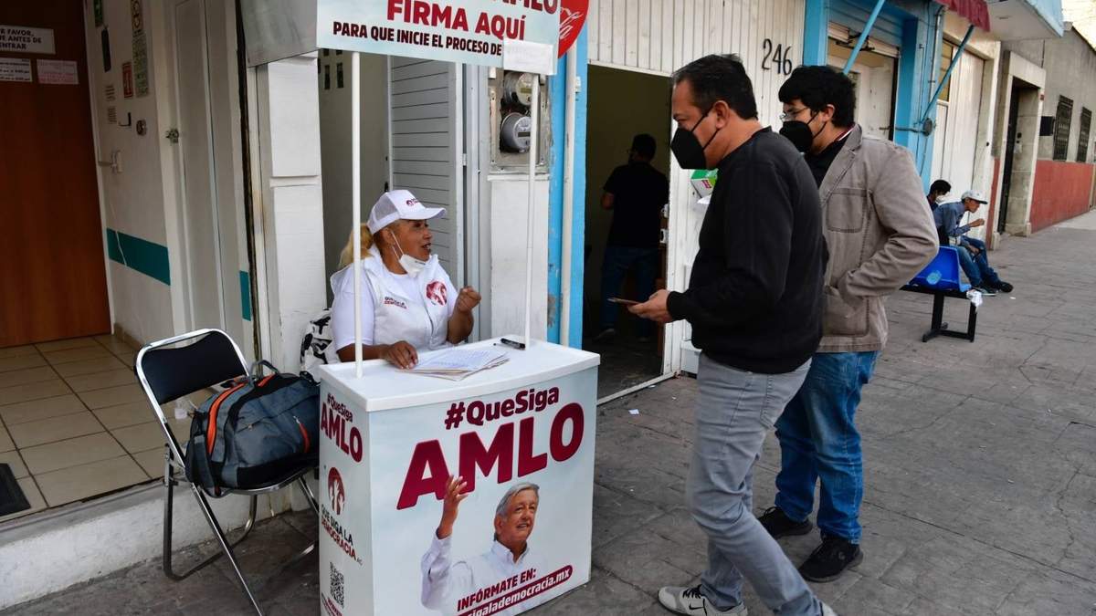 Firmas para la consulta de revocación de mandato