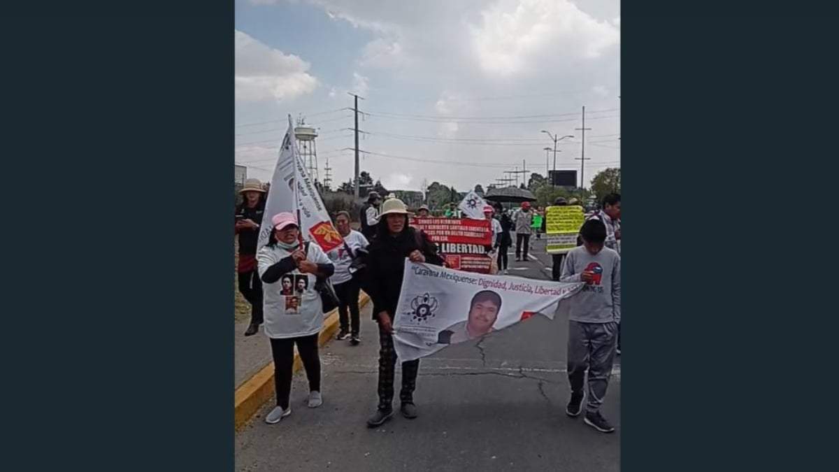 Protesta de madres en Toluca