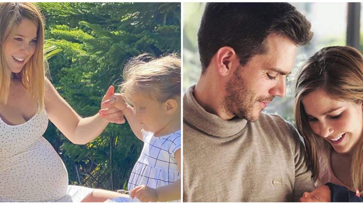 Natalia Sánchez, Marc Clotet y Lia. Fuente: (Instagram)