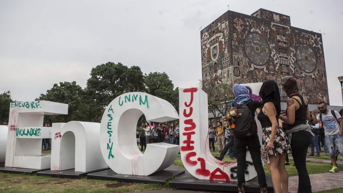 Universitarios protestas en CU
