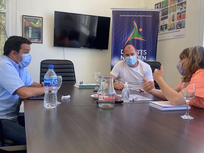 La ministra de Deportes recorrió los diferentes espacios municipales de Zapala