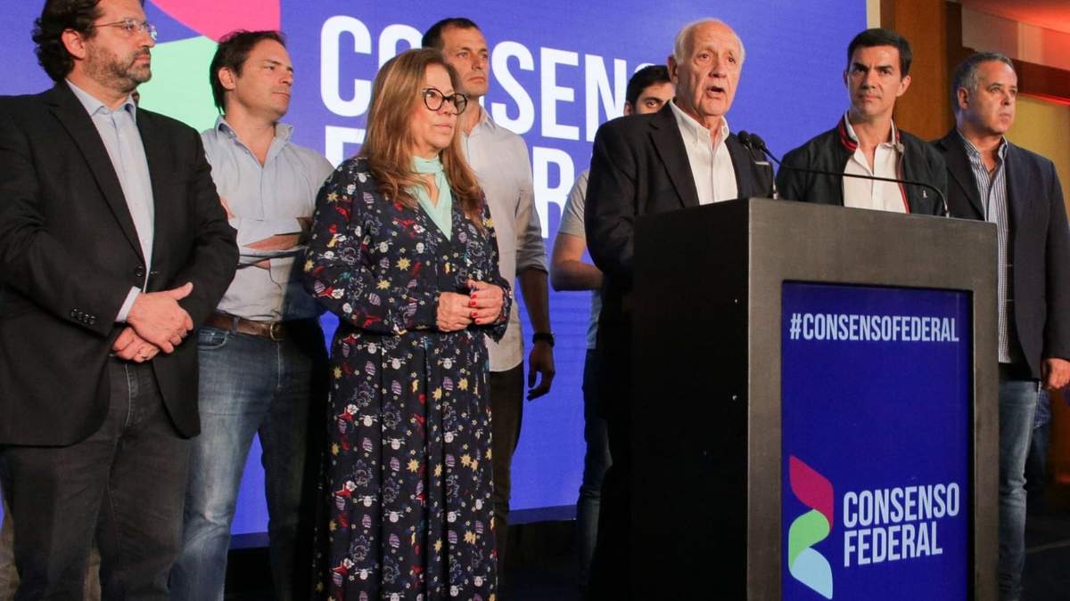 Consenso Federal, espacio dirigido por Roberto Lavagna. (Fuente: Twitter)