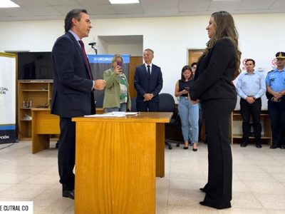 Juró Mayra Febrer como nueva fiscal de Cutral Co