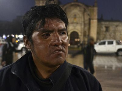 Herido de bala durante marchas antigubernamentales relata primer año de Boluarte en Perú
