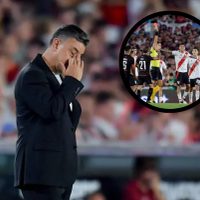 Marcelo Gallardo respaldó a Enzo Pérez por la expulsión ante Estudiantes de La Plata