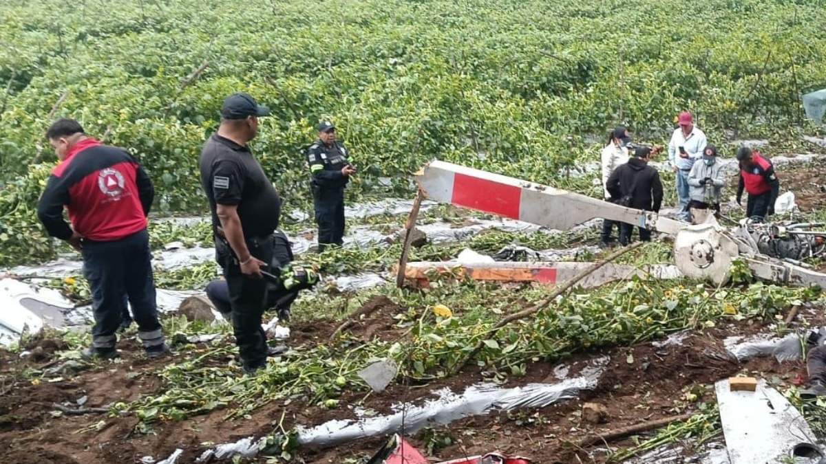 Helicóptero siniestrado
