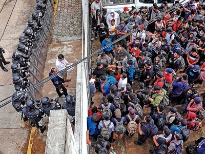 México rompe récord en detención de migrantes: El control de la migración también se militariza