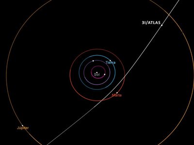 Logran capturar una inédita imagen de un cometa