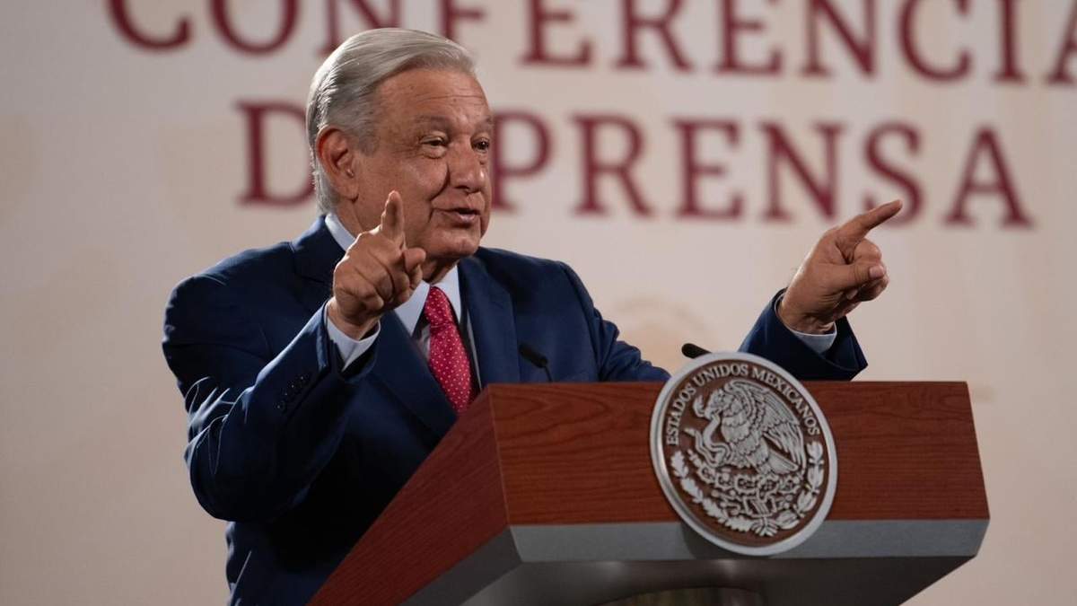 El presidente durante la conferencia