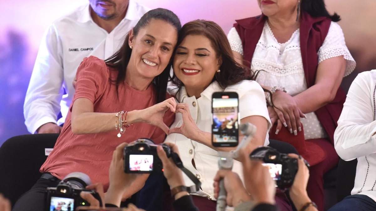 Claudia Sheinbaum y Clara Brugada