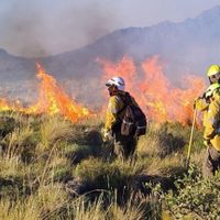 Incendios forestales: dotan a Villa Traful y Manzano Amargo con sus propias dotaciones de bomberos