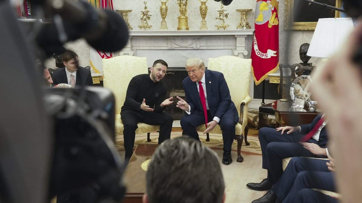 Trump y Zelenski el pasado viernes en la Oficina Oval