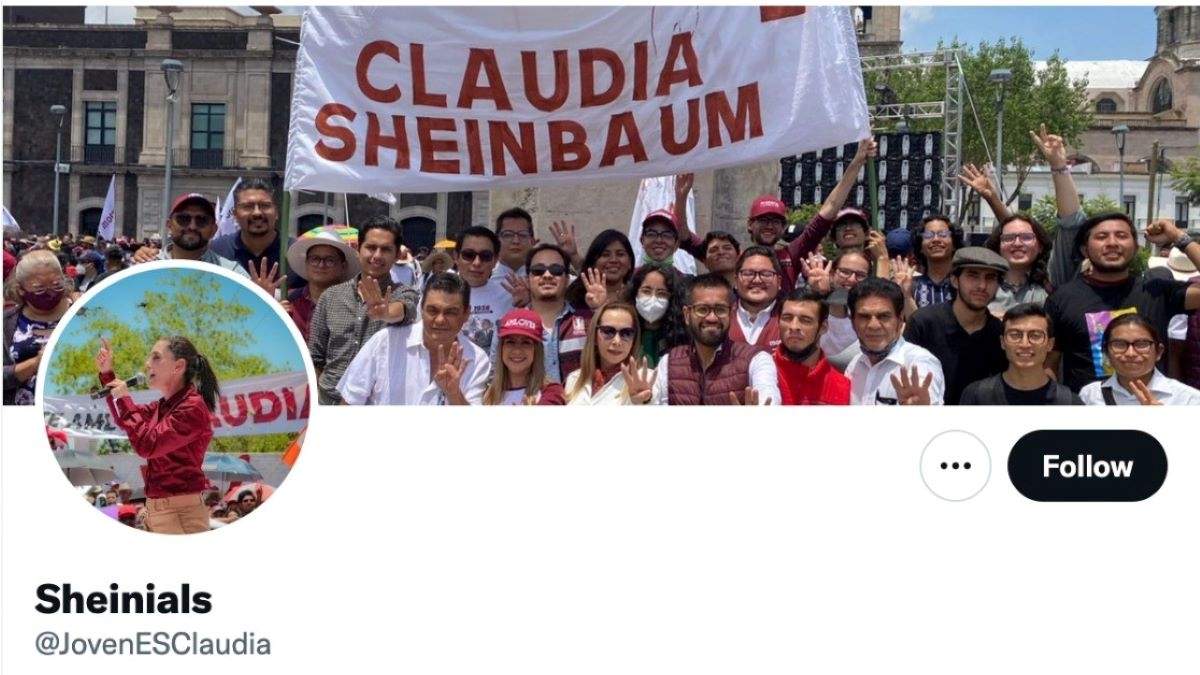 Cuenta de Twitter en apoyo a Claudia Sheinbaum