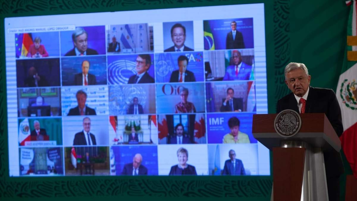 La participación de AMLO en el G-20 se realizó en su conferencia mañanera