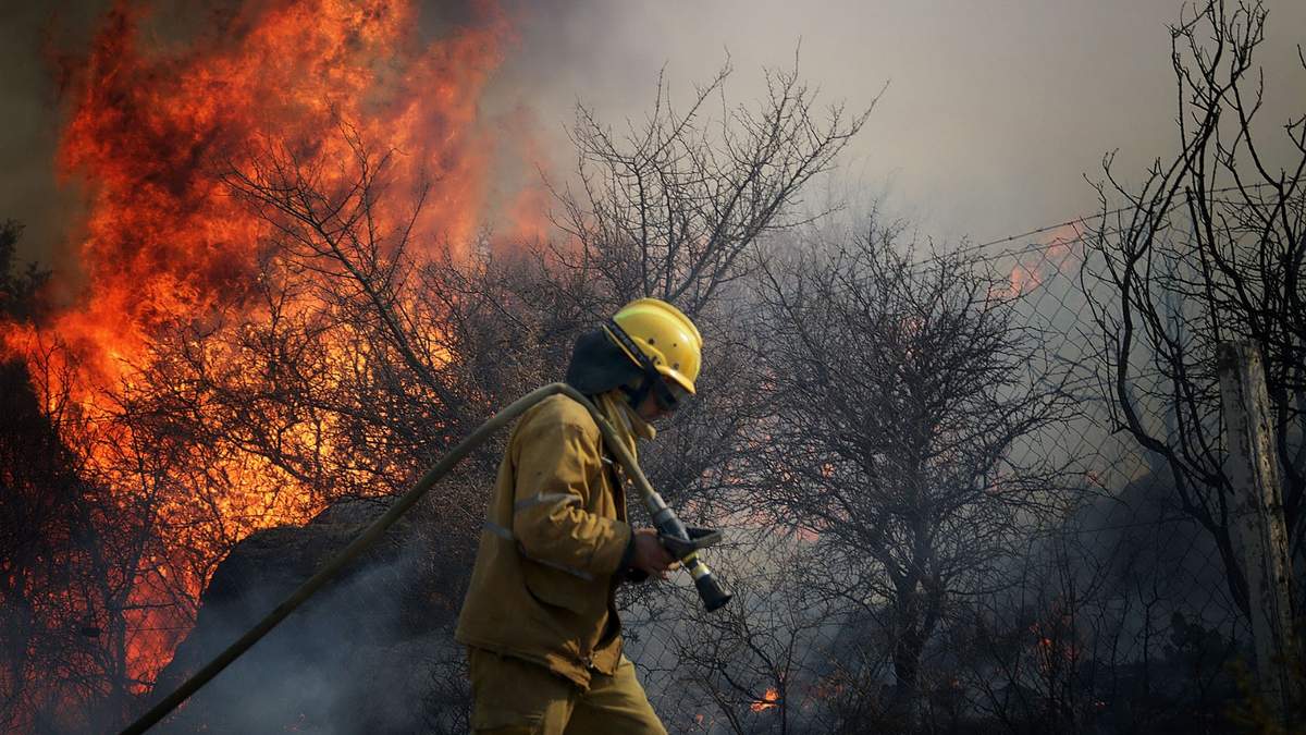 Incendios forestales en Corrientes. Fuente: (Twitter)