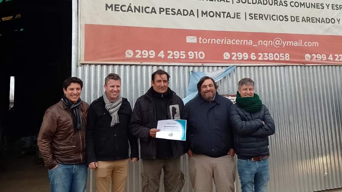 Federico Martelli y Marcelo Cerna en el Grupo Cerna. Fuente: (Twitter)