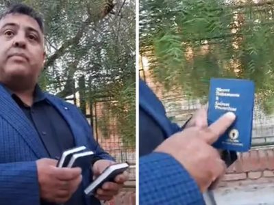 Polémica en Neuquén por la entrega de biblias a estudiantes en la vereda de una escuela primaria